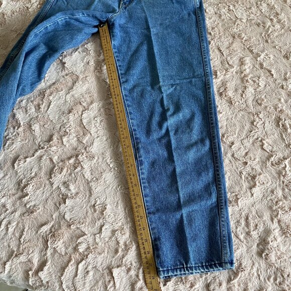 VTG BONJOUR Womens 12 Blue Mom Jeans Riveted Tag 80s Pants High Rise - Picture 9 of 14